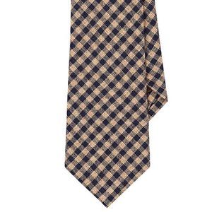 Gingahm Cotton Necktie by Alexander Olch